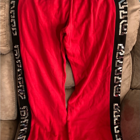 VS Pink Wide leg Sweatpants EUC L! - Picture 2 of 2